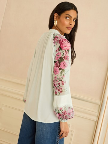 love & roses Bluse in Grün