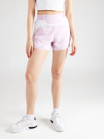 PUMA Normalny krój Spodnie sportowe 'RUN ULTRAWEAVE VELOCITY 4' w kolorze różowy: przód