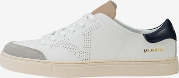 19V69 ITALIA Platform trainers 'Milano 1.2' in White: front