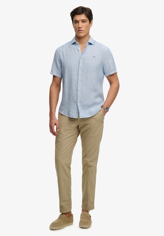 Fit confort Chemise 'Riviera' Superdry & Co en bleu