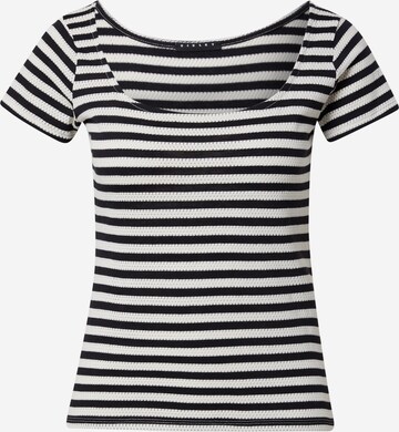 T-shirt Sisley en noir : devant