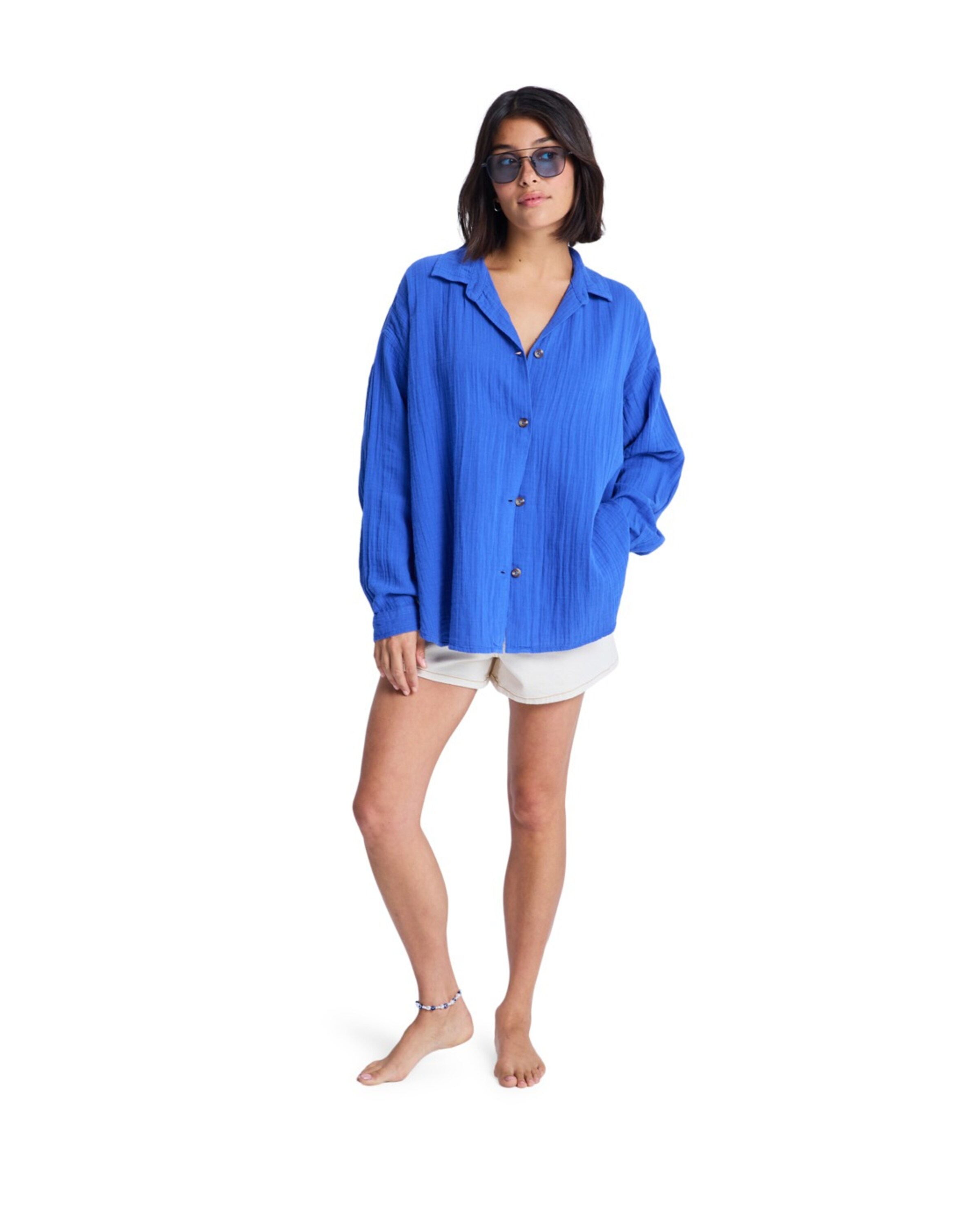 ROXY Bluse 'Morning Time' in Blau