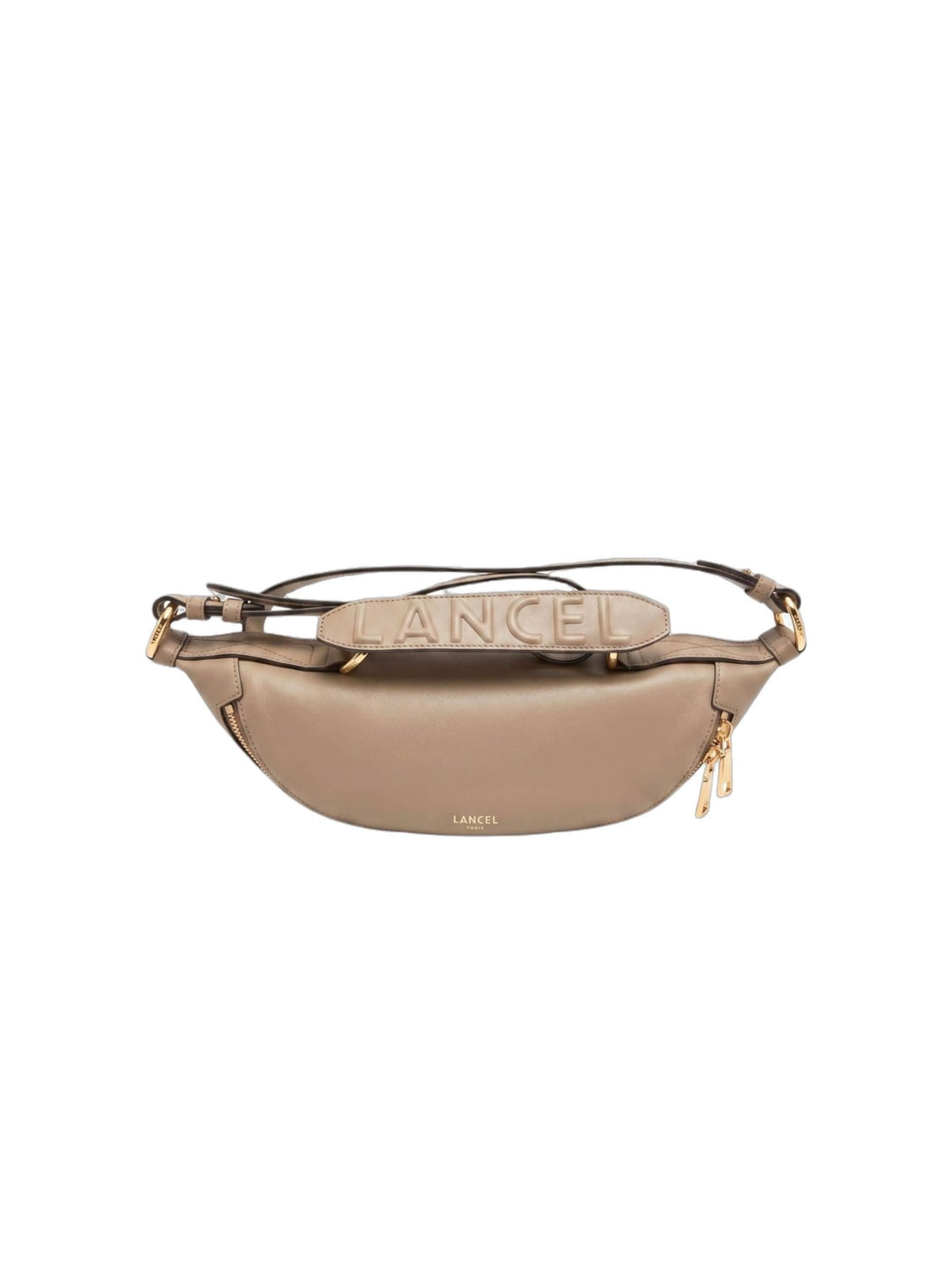 Borsa a tracolla 'Lancel Sac Bandoulière S Origami Galet Femme' di Lancel in grigio