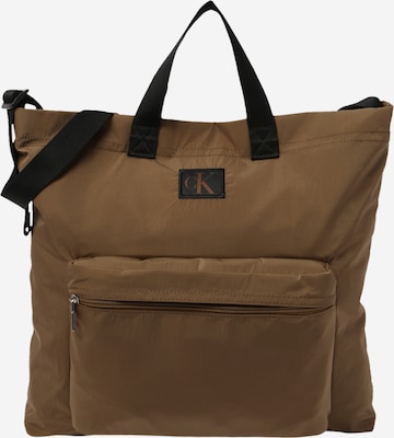Calvin Klein JeansShopper torba - smeđa boja: prednji dio