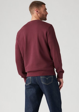 LEVI'S ® Regular fit Sweatshirt 'Original HM' in Red