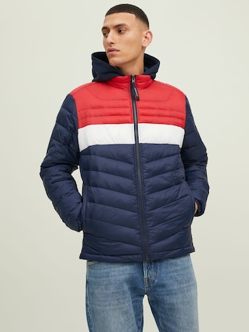 JACK & JONES Between-Season Jacket 'Hero' in Blue: front