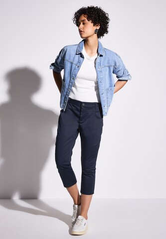 STREET ONE Slimfit Hose in Blau