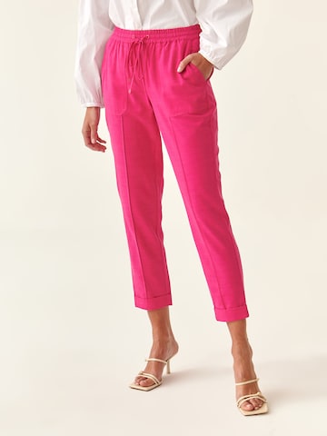TATUUM - regular Pantalón 'Sumiko' en rosa: frente