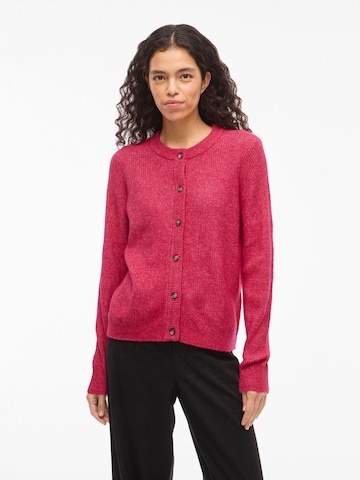 VILA Strickjacke 'VIVIOLI' in Pink: Vorderseite