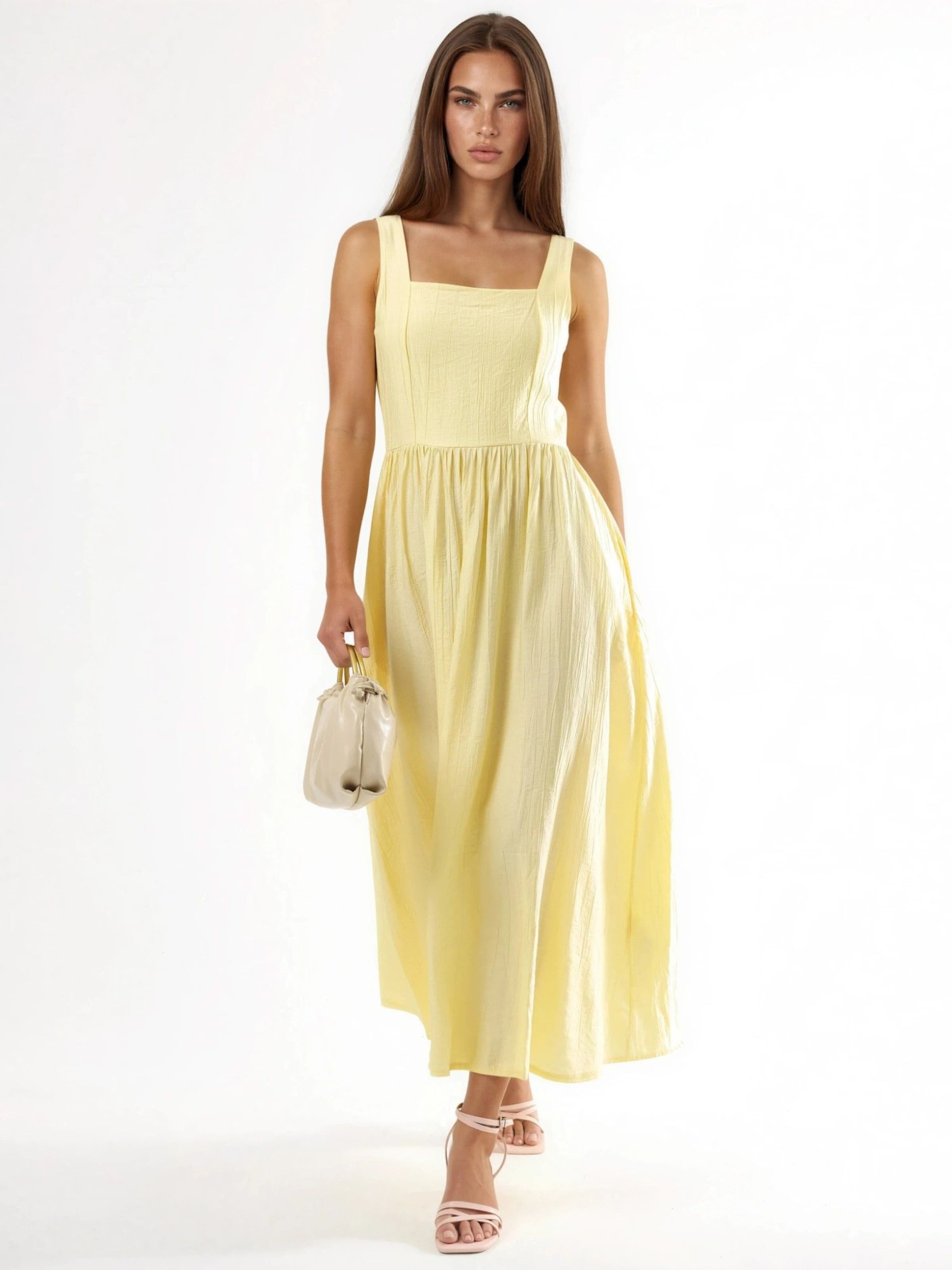 Busem Dress in Yellow