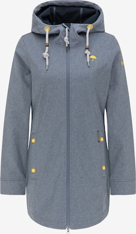 Schmuddelwedda Raincoat in Blue: front