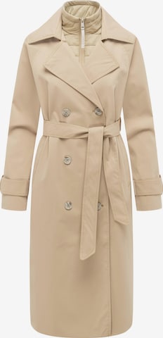 Cappotto funzionale 'Trenchie Y' di Ragwear in beige: frontale