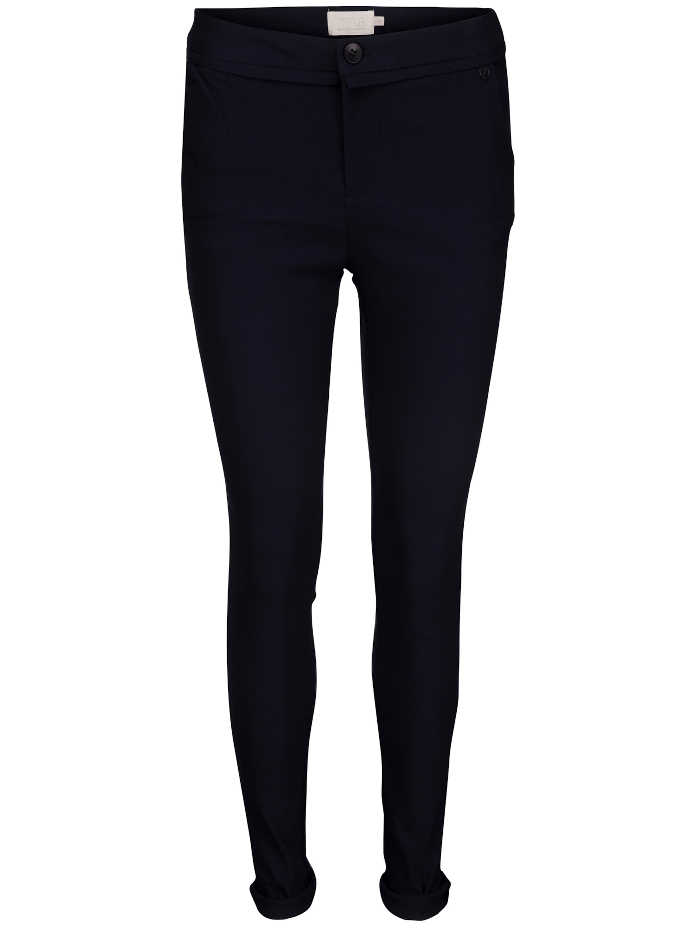 minus Skinny Broek 'Carma' in Blauw: voorkant