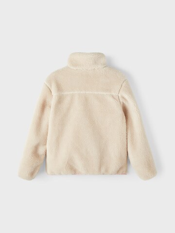 NAME IT Fleece jas 'MADELE' in Beige