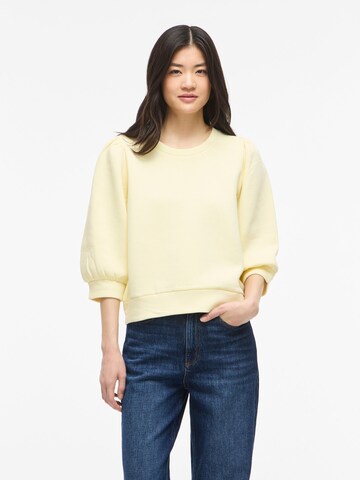 VILA Sweatshirt 'VIVera' in Geel: voorkant