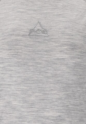 SOS Performance shirt 'Nuuk' in Grey