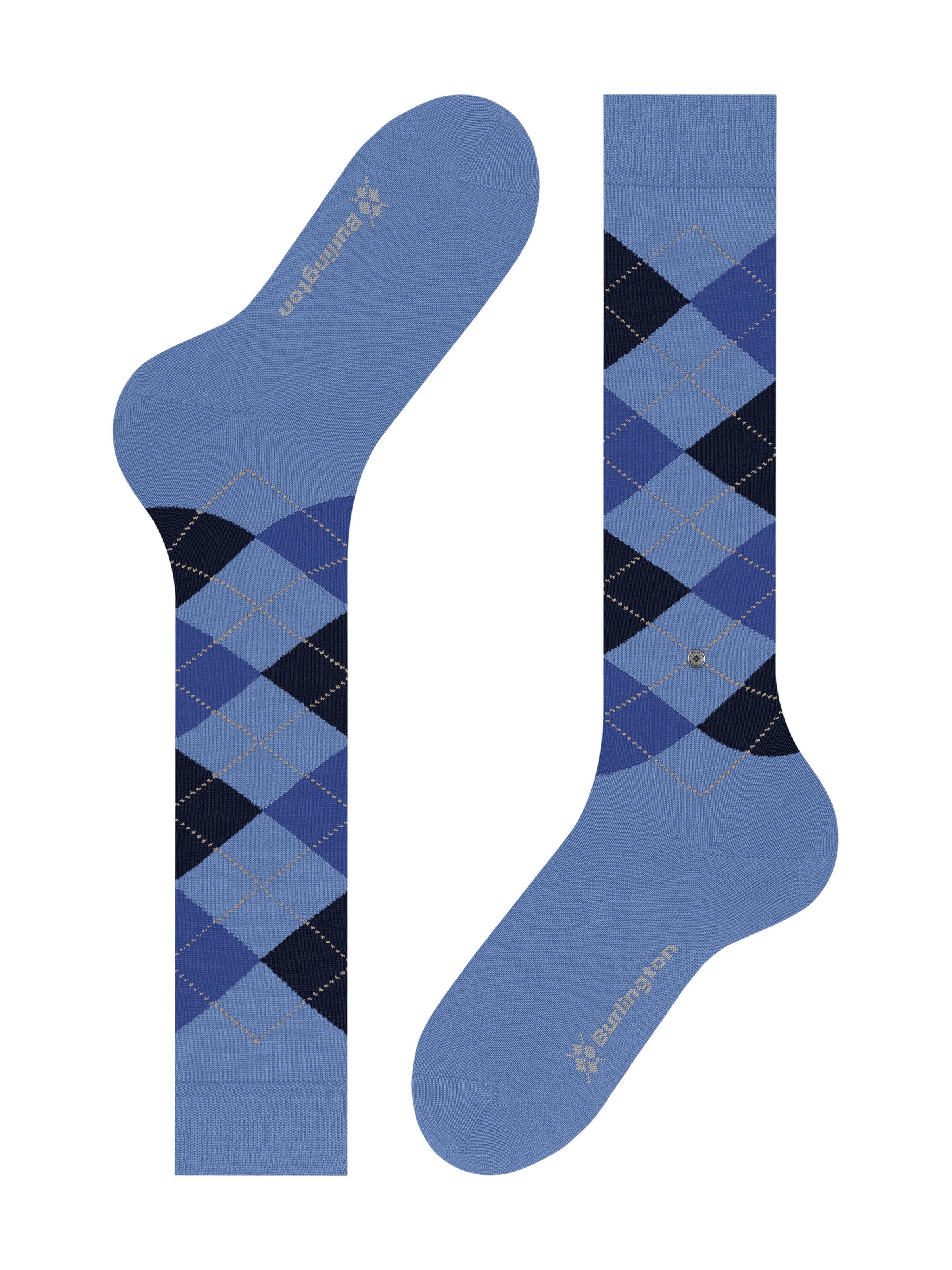 BURLINGTON Overknee Strümpfe 'Marylebone'‌‌‌‌ in Blau