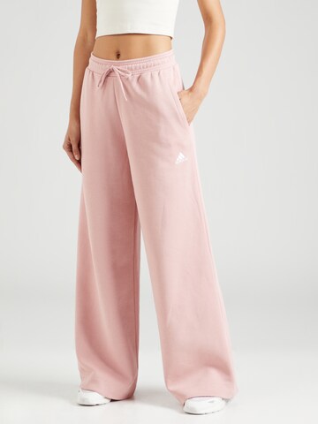 ADIDAS SPORTSWEAR Wide leg Sports trousers 'Last Days Of Summer' in Pink: front