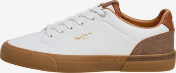 Sneaker bassa 'Kenton Once' di Pepe Jeans in bianco: frontale