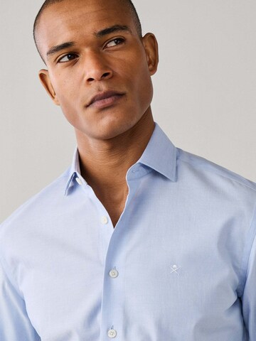 Hackett London Regular fit Overhemd in Blauw