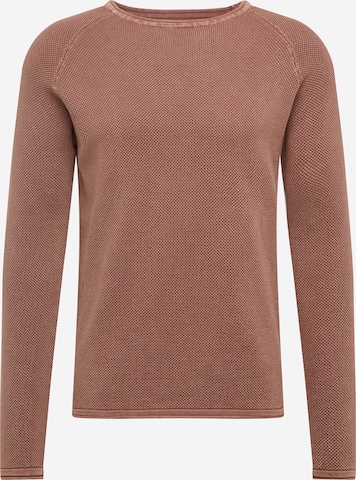 Key Largo Sweater 'THOMAS' in Brown: front