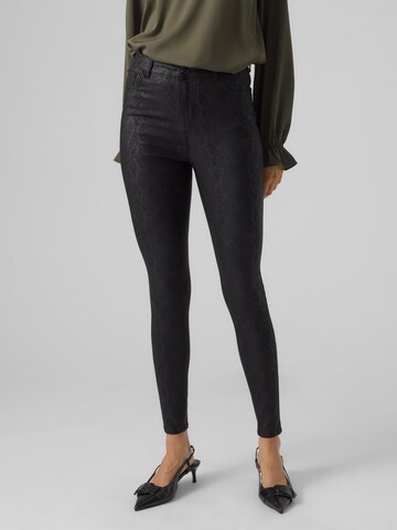 VERO MODA Skinny Bukser 'Sophia' i sort: forside