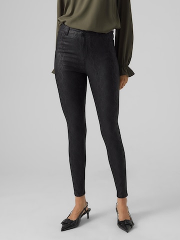 VERO MODA Skinny Pants 'Sophia' in Black: front