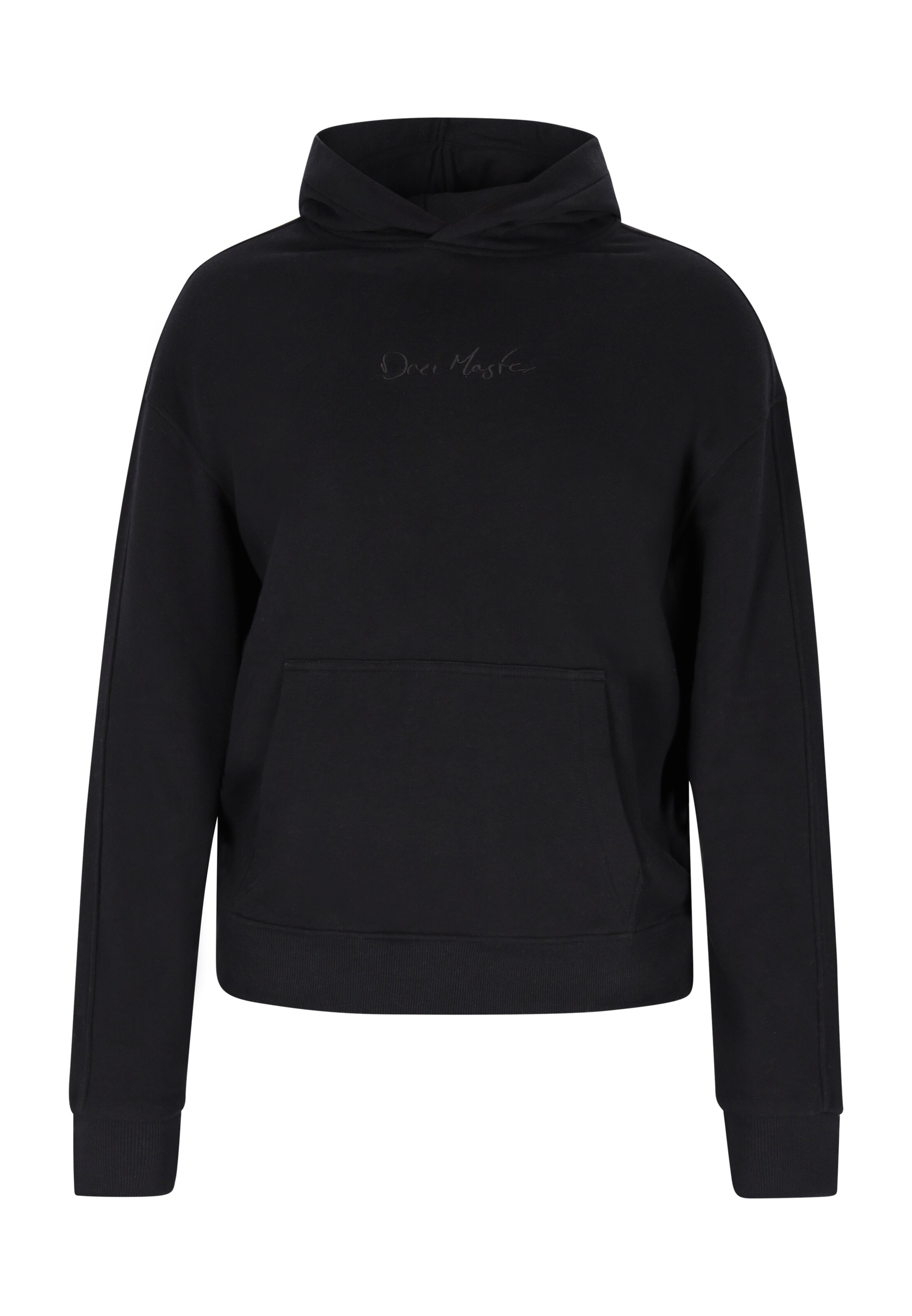 DreiMaster VintageSweater majica - crna boja: prednji dio