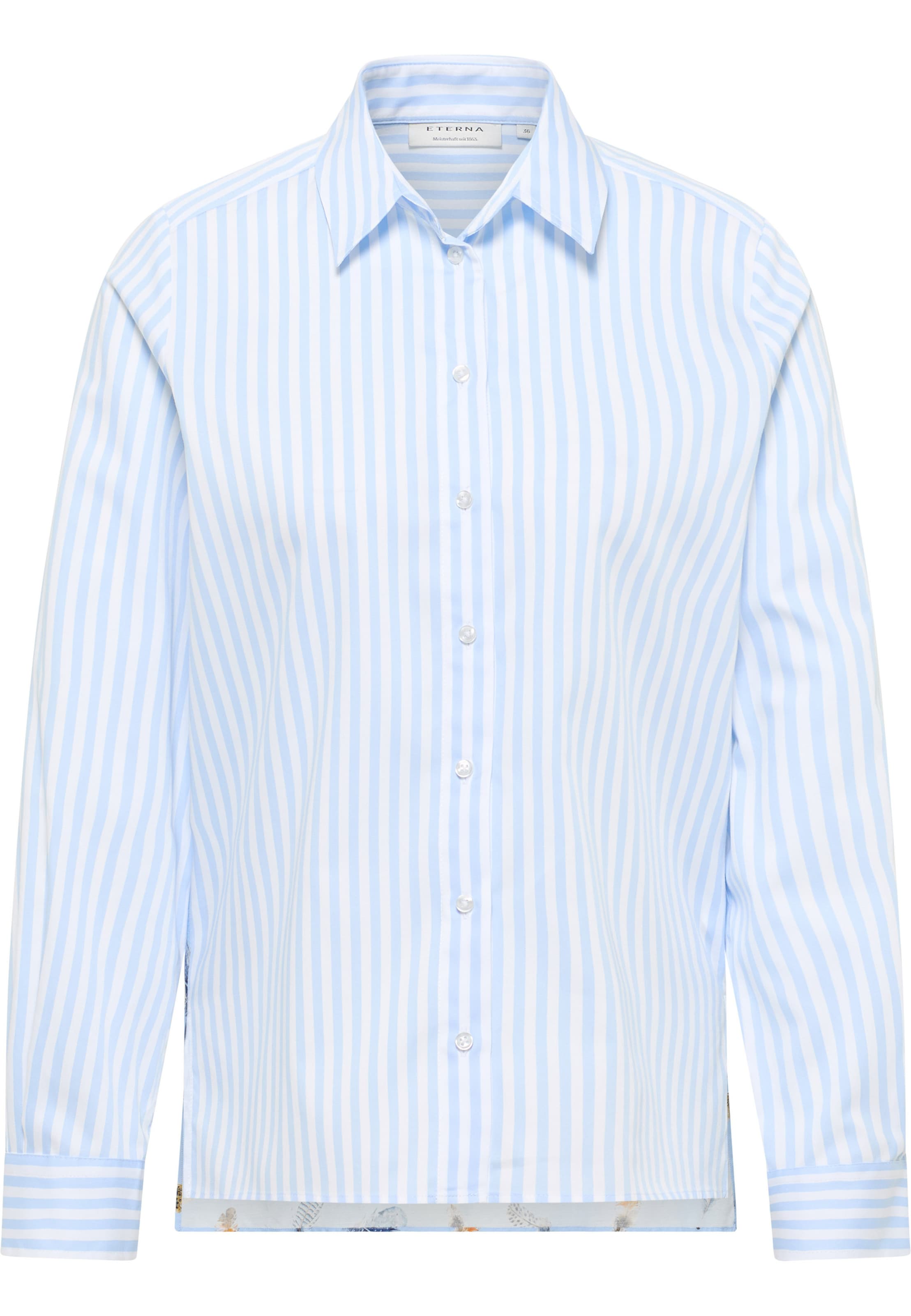 ETERNA Blouse in Blauw: voorkant