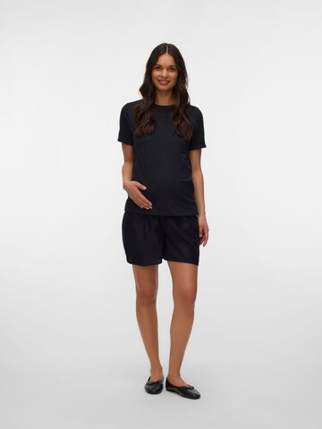 Wide Leg Pantalon 'VMMOdette' Vero Moda Maternity en noir