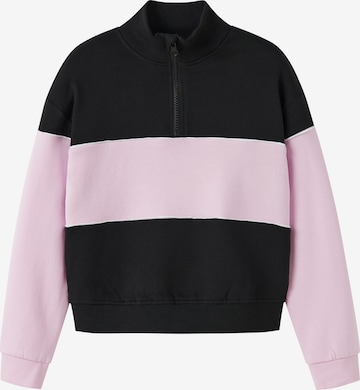 NAME IT Sweatshirt 'NKFLEIKA' in Black: front