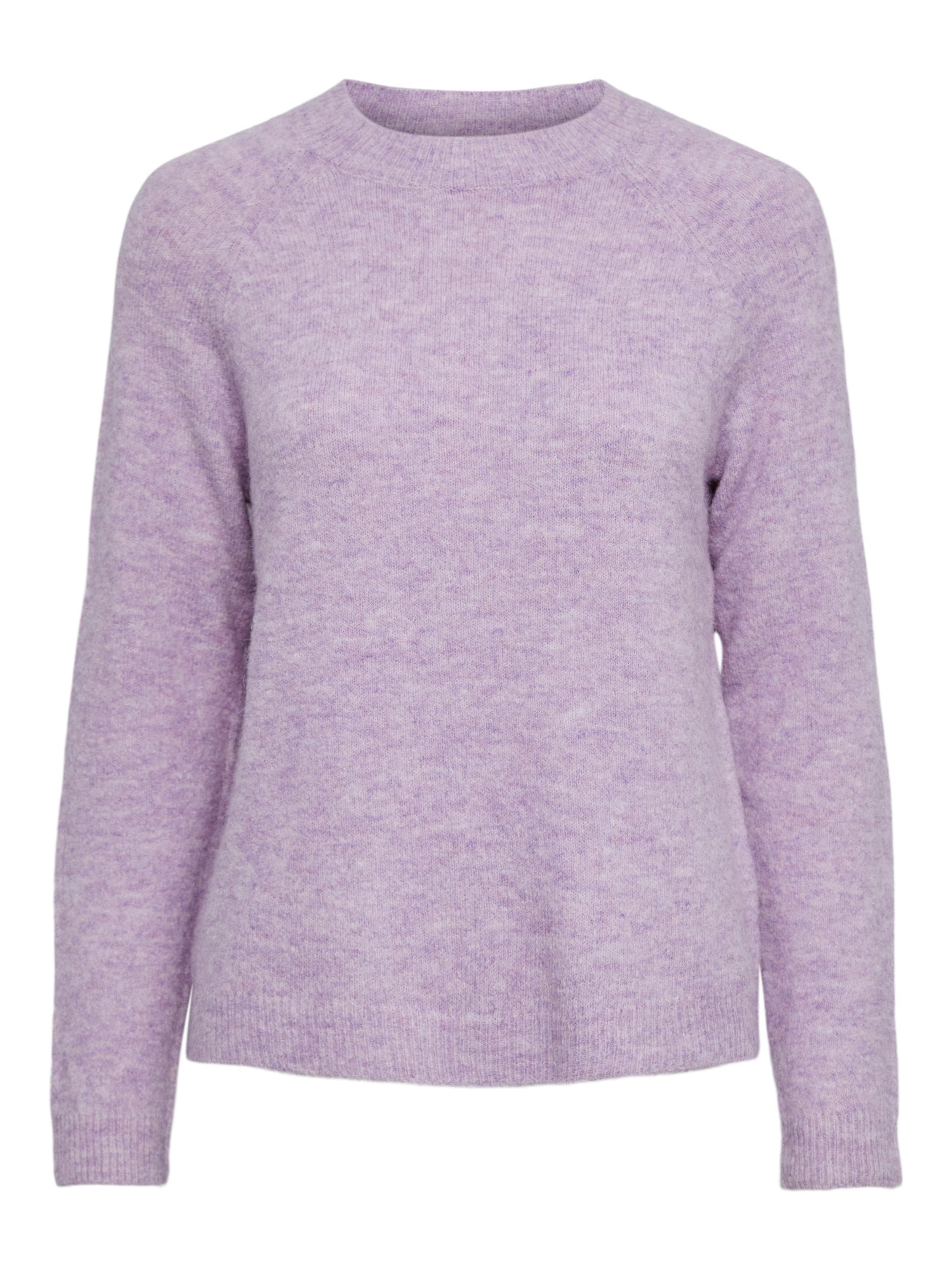 PIECES Sweater 'Juliana' in Purple: front