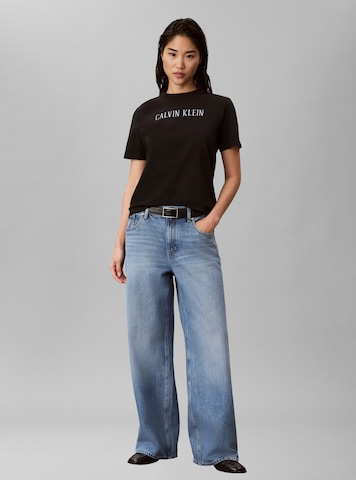 Calvin Klein Jeans Тениска 'CLASSIC VARSITY' в черно