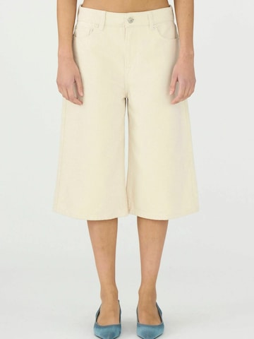 Ivy Copenhagen Wide Leg Bukser 'Augusta' i beige: forside