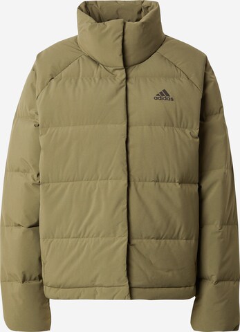 ADIDAS SPORTSWEAR Outdoorjacke 'Helionic' in Grün: predná strana