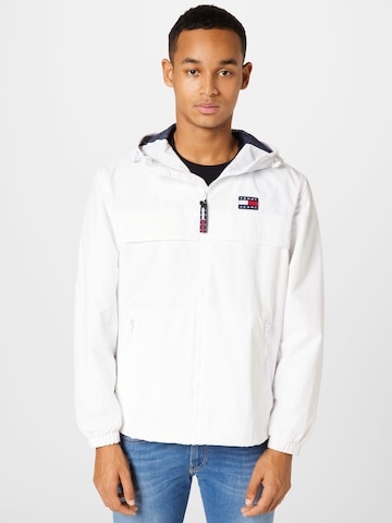 Tommy Jeans Between-Season Jacket 'Chicago' in White: front