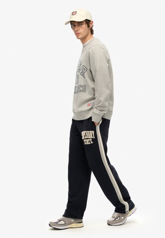 Superdry Regular Broek 'Vintage Athletic' in Blauw