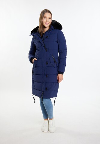 Manteau d’hiver MYMO en bleu : devant