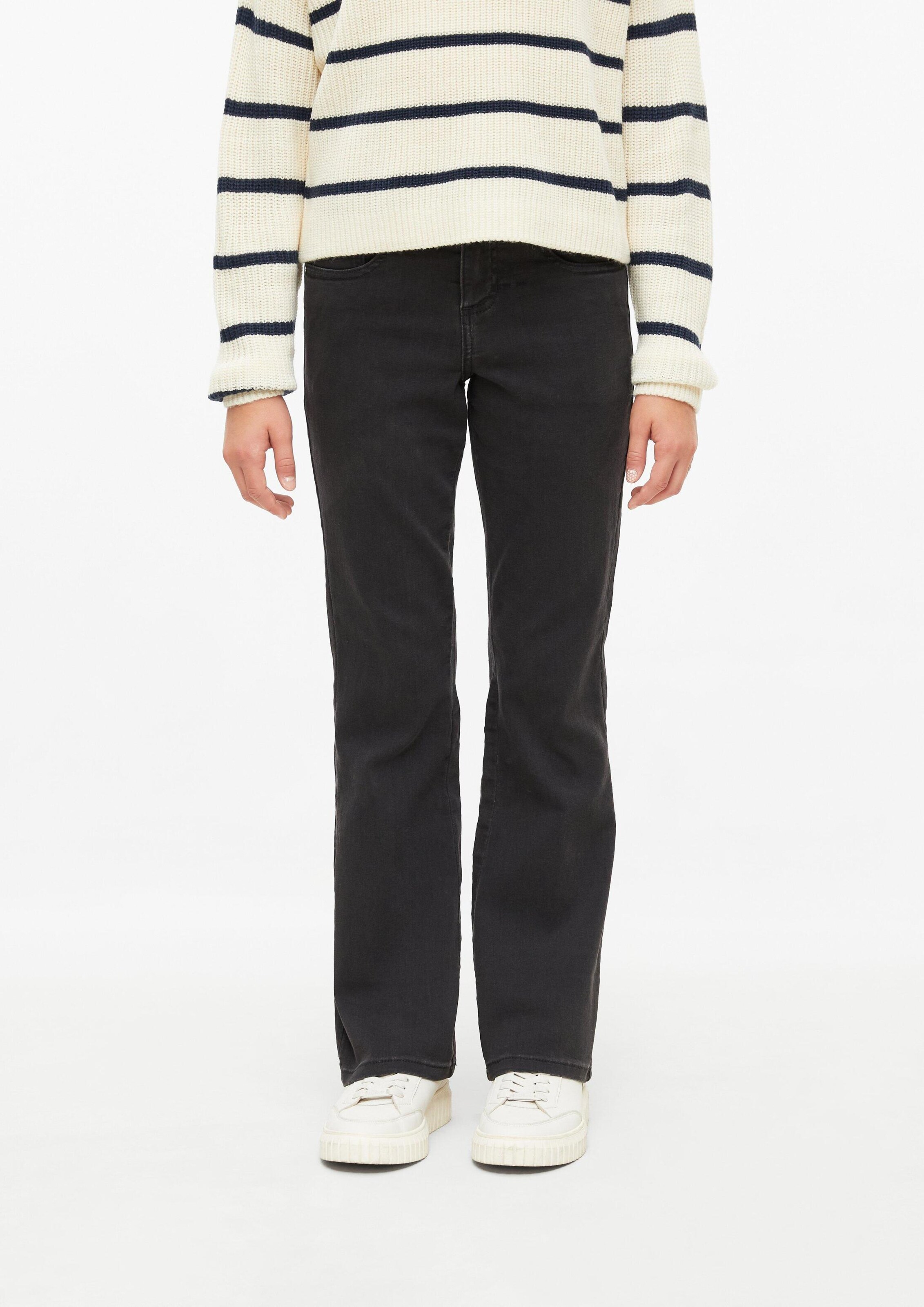 s.Oliver Flared Jeans 'Beverly' in Grijs: voorkant