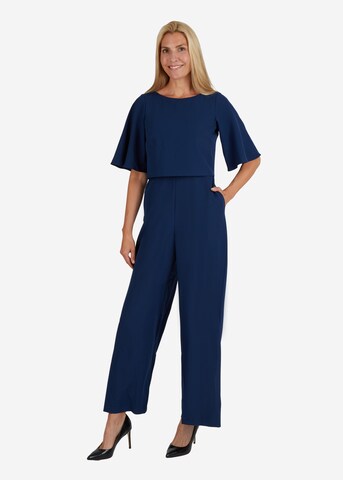 KLEO Jumpsuit in Blauw: voorkant