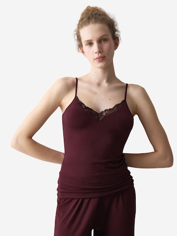 Haut ' Red Label Amourette ' TRIUMPH en rouge : devant