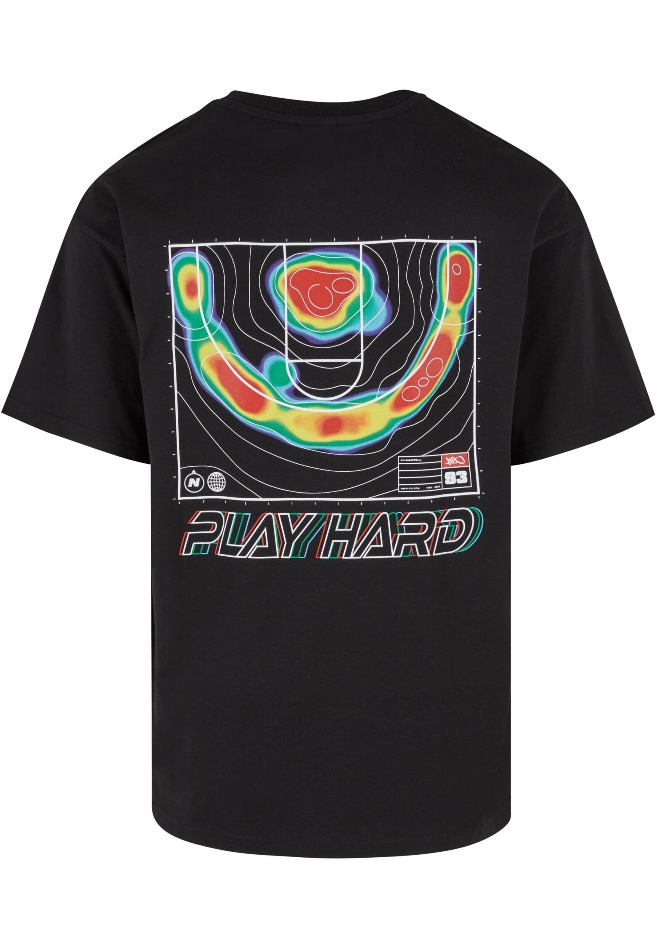 K1X T-Shirt 'Heatmap' in Schwarz