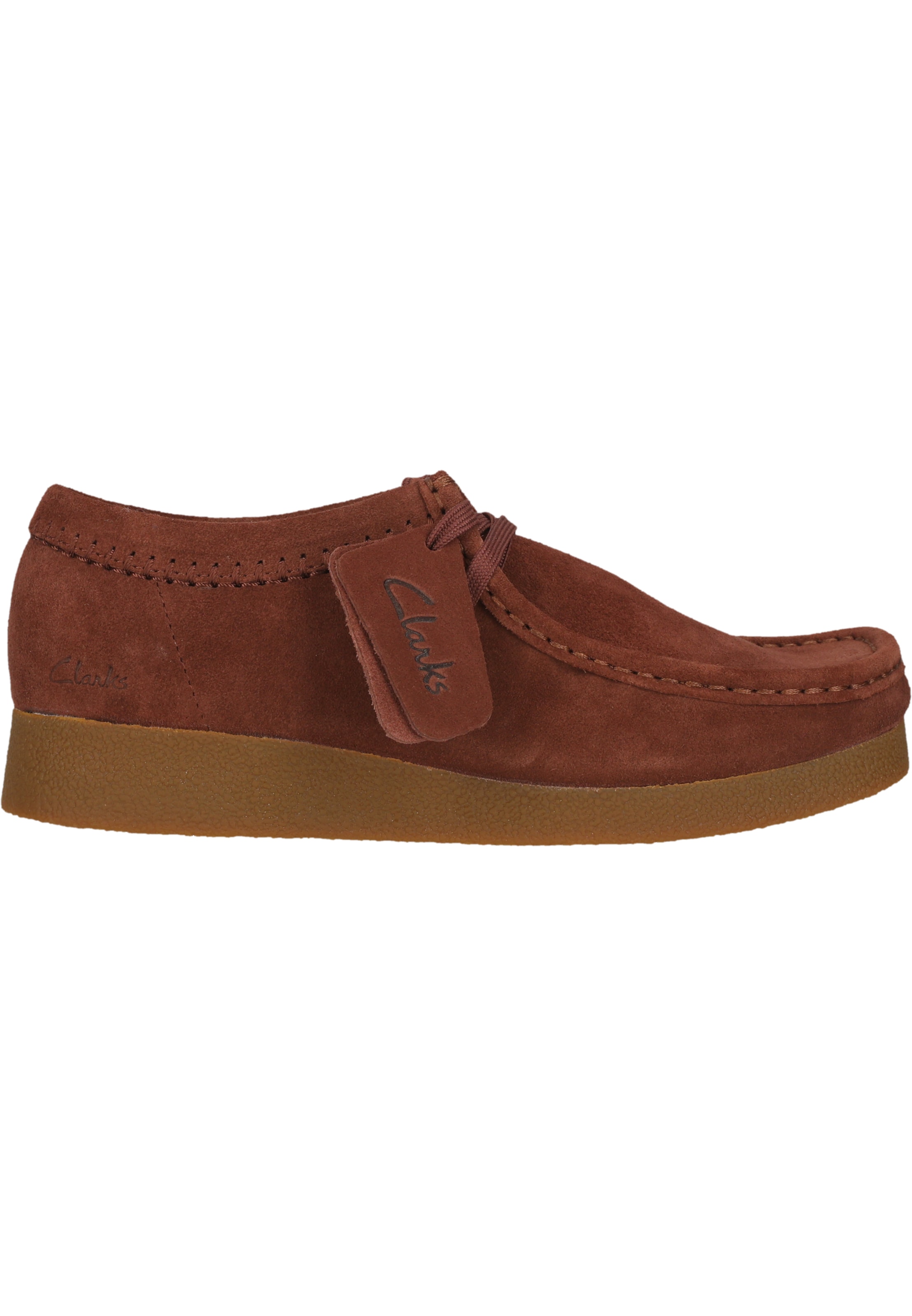 CLARKS Mocassins 'WallabeeEVOSh' in Rood