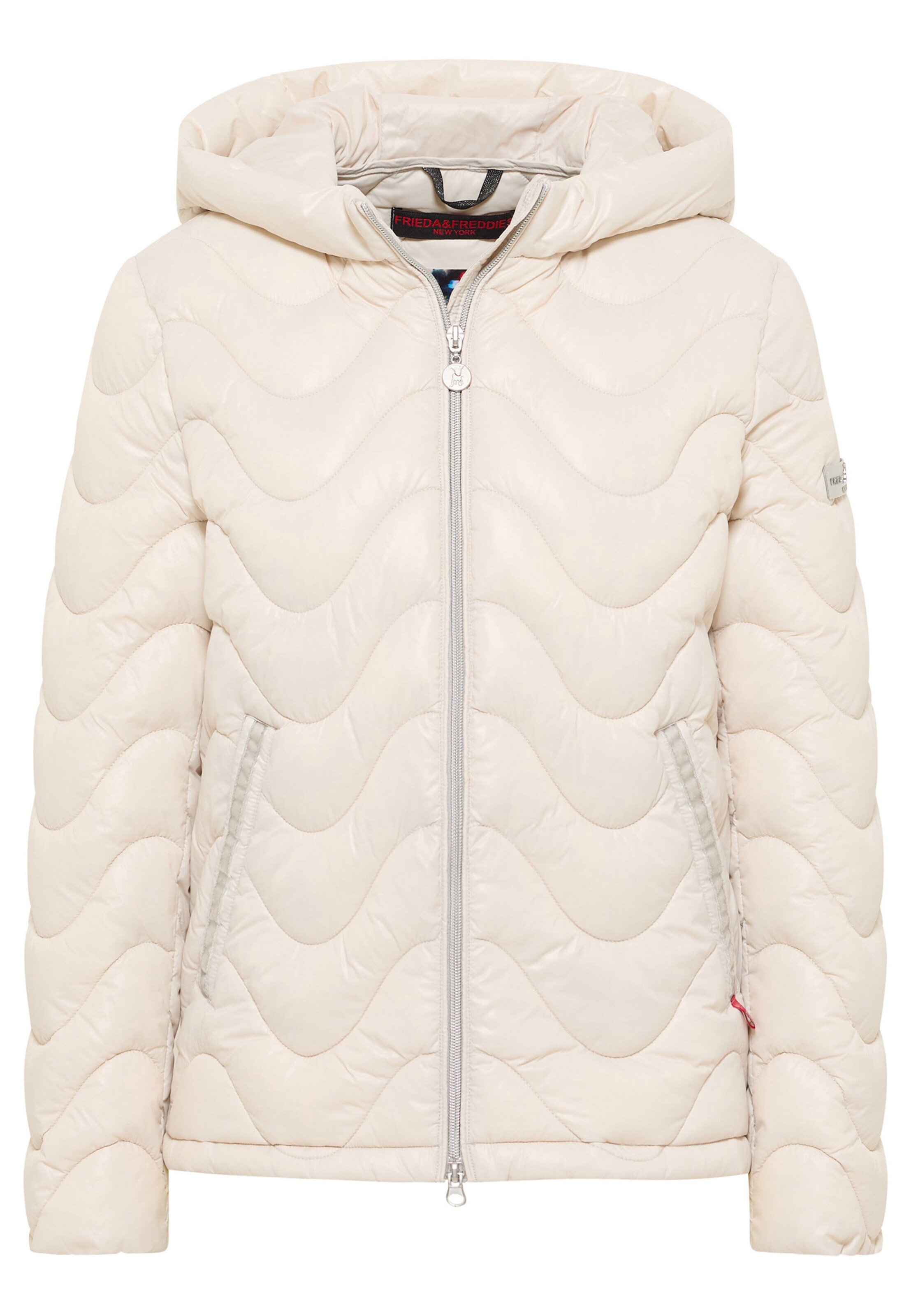 Frieda & Freddies NY Winter Jacket in White: front