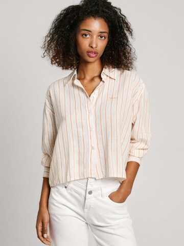 Chemisier 'Dark' Pepe Jeans en orange : devant