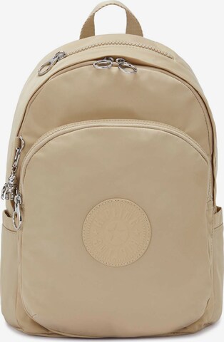 KIPLING Ryggsäck 'Delia' i beige: framsida