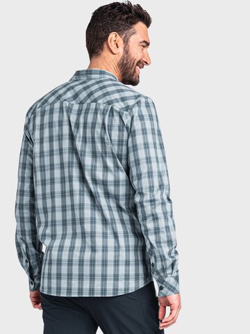 Schöffel Regular fit Functioneel overhemd 'Sobra' in Blauw