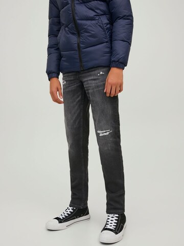 Jack & Jones Junior Slimfit Jeans in Grijs: voorkant