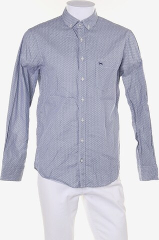 BRAX Button Up Shirt in M in Blue: front