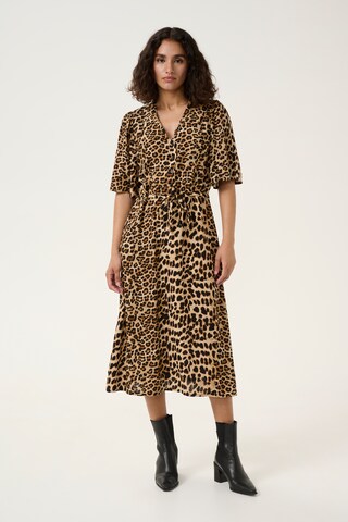 Kaffe Jurk 'Arina' in Beige: voorkant